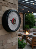 Ottawa Senators Logo LED Thermometer | LED Outdoor Thermometer