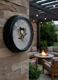 Pittsburgh Penguins Logo LED Thermometer | LED Outdoor Thermometer