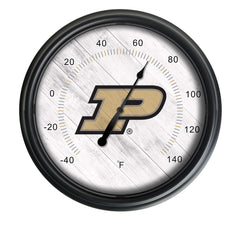 Purdue Officially Licensed Logo Indoor - Outdoor LED Thermometer