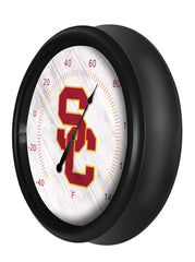 University of Southern California Trojans Logo LED Thermometer | LED Outdoor Thermometer