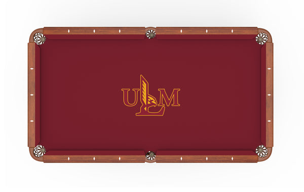 Louisiana at Monroe Logo Billiard Cloth