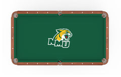 Northern Michigan Logo Billiard Cloth