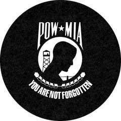 L216 Black Wrinkle United States POWMIA Pub Table | POWMIA VFW Pub Table