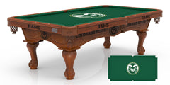 Colorado State University Officially Licensed Logo Pool Table