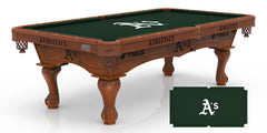 Oakland Athletics Pool Table Cover | Major League Baseball Team Logo Billiard Cover