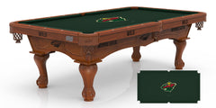 Minnesota Wild Officially Licensed Logo Pool Table