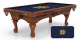 Notre Dame ND Logo Billiard Cloth