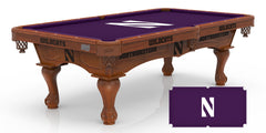 Northwestern Logo Billiard Cloth