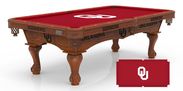 Oklahoma Sooners Pool Table