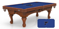 St. Louis Blues Officially Licensed Logo Pool Table