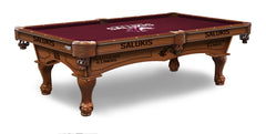Southern Illinois University&nbsp;Officially Licensed Logo Pool Table