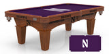 Northwestern Wildcats Pool Table