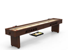 Dallas Stars Laser Engraved Shuffleboard Table | Game Room Tables