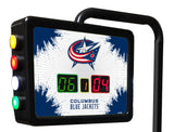 Columbus Blue Jackets Laser Engraved Shuffleboard Table | Game Room Tables