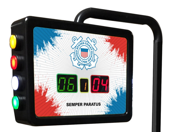 US Coast Guard Electronic Shuffleboard Table Scoreboard