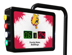 Ferris State University Bulldogs Logo Electronic Shuffleboard Table Scoring Unit