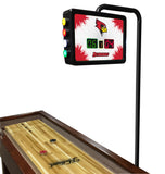 Illinois State Redbirds Laser Engraved Shuffleboard Table | Game Room Tables