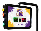 Louisiana State Tigers Laser Engraved Shuffleboard Table | Game Room Tables