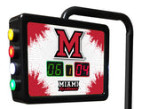 Miami of Ohio RedHawks Laser Engraved Shuffleboard Table | Game Room Tables