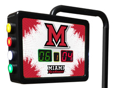 Miami University RedHawks Logo Electronic Shuffleboard Table Scoring Unit