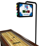 New York Rangers Laser Engraved Shuffleboard Table | Game Room Tables