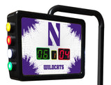 Northwestern Wildcats Shuffleboard Table | Laser Engraved Logo Shuffleboard Table