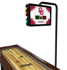 Oklahoma Sooners Electronic Shuffleboard Table Scoreboard
