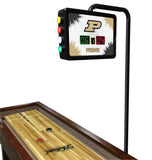 Purdue Boilermakers Shuffleboard Table | Laser Engraved Logo Shuffleboard Table