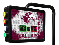 Southern Illinois University Salukis Logo Electronic Shuffleboard Table Scoring Unit