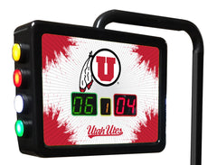 University of Utah Utes Logo Electronic Shuffleboard Table Scoring Unit