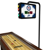 Winnipeg Jets Shuffleboard Table | Laser Engraved Logo Shuffleboard Table