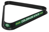 Colorado State University Billiard Triangle Rack | NCAA College Colorado State University Team Logo Pool Table Triangle