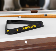 University of Iowa Billiard Triangle Rack | NCAA College University of Iowa Team Logo Pool Table Triangle