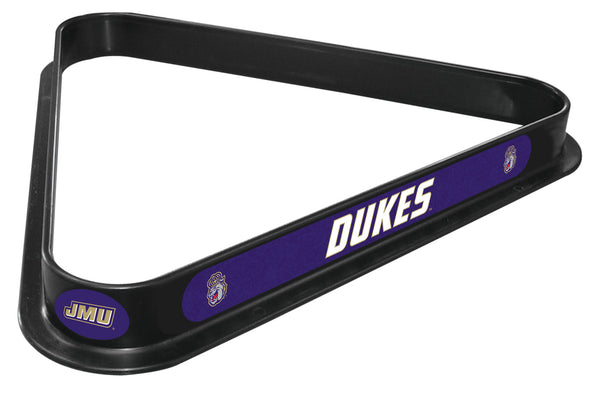 James Madison Billiard Triangle Rack | NCAA College James Madison University Team Logo Pool Table Triangle