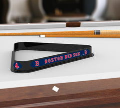 Boston Red Sox Billiard Triangle Rack | MLB Boston Red Sox Team Logo Pool Table Triangle