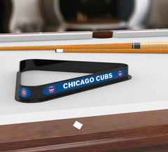 Chicago Cubs Billiard Triangle Rack | MLB Chicago Cubs Team Logo Pool Table Triangle