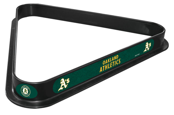 Oakland Athletics Billiard Triangle Rack | MLB Oakland Athletics Team Logo Pool Table Triangle