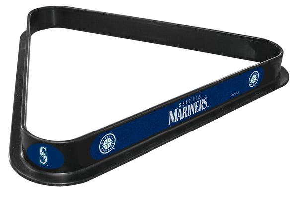 Seattle Mariners Billiard Triangle Rack | MLB Seattle Mariners Team Logo Pool Table Triangle