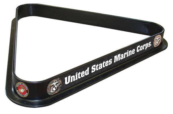 United States Marine Corps Billiard Triangle Rack | U.S. Marine Corps Logo Pool Table Triangle