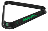 Marshall University Billiard Triangle Rack | NCAA College Marshall University Team Logo Pool Table Triangle