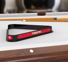 University of Maryland Billiard Triangle Rack | NCAA College University of Maryland Team Logo Pool Table Triangle