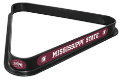 Mississippi State University Logo Billiard Triangle Rack | NCAA College Mississippi State University Team Logo Pool Table Triangle