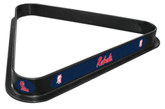 University of Mississippi Billiard Triangle Rack | NCAA College University of Mississippi Team Logo Pool Table Triangle