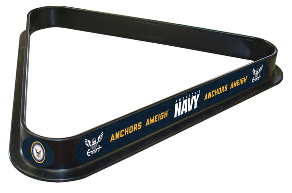 United States Navy Billiard Triangle Rack | U.S. Navy Logo Pool Table ...