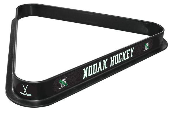 University of North Dakota Nodak Hockey Billiard Triangle Rack | NCAA College University of North Dakota Nodak Hockey Team Logo Pool Table Triangle