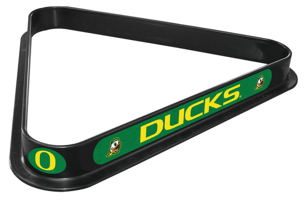 University of Oregon Ducks Billiard Triangle Rack | NCAA University of Oregon Ducks Team Logo Pool Table Triangle