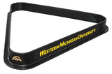 Western Michigan University Billiard Triangle Rack | NCAA College Western Michigan University Team Logo Pool Table Triangle