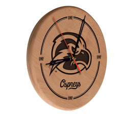 Creighton Blue Jays Engraved Wood Clock