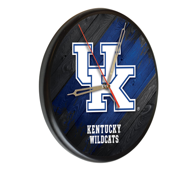 University of Kentucky Wildcats Printed Wood Clock