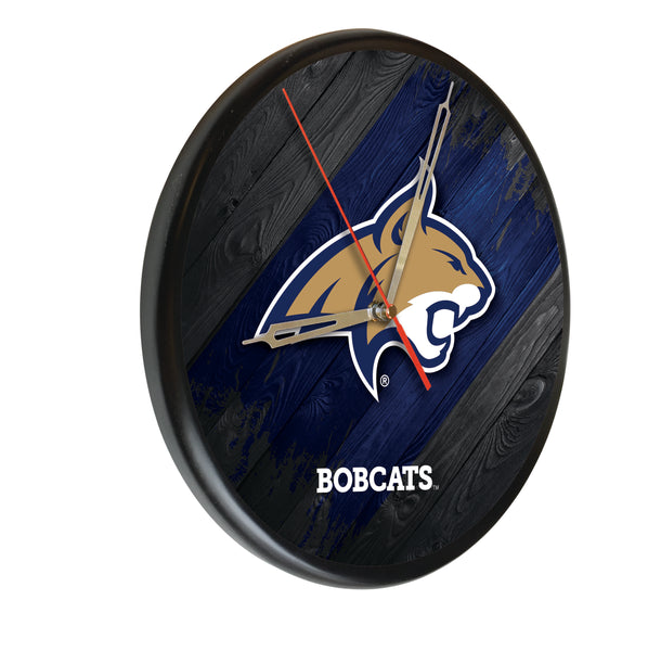 Montana State Bobcats Printed Wood Clock